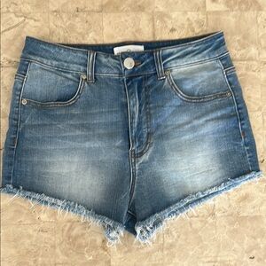 Ashley‎ Mason Faded Blue Jean Shorts Size 11